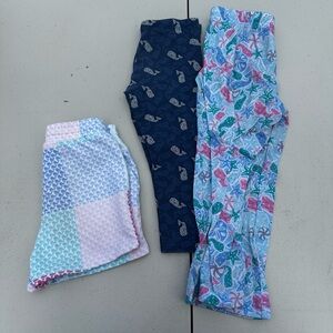 Vineyard Vines Kids' Patterned Leggings Set